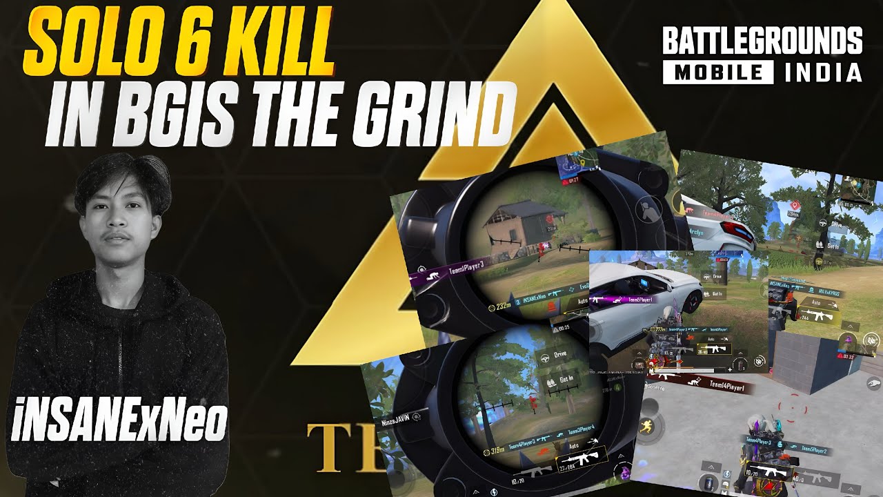 Solo Survival And Solo 6 Kills In BGIS The Grind!! - YouTube