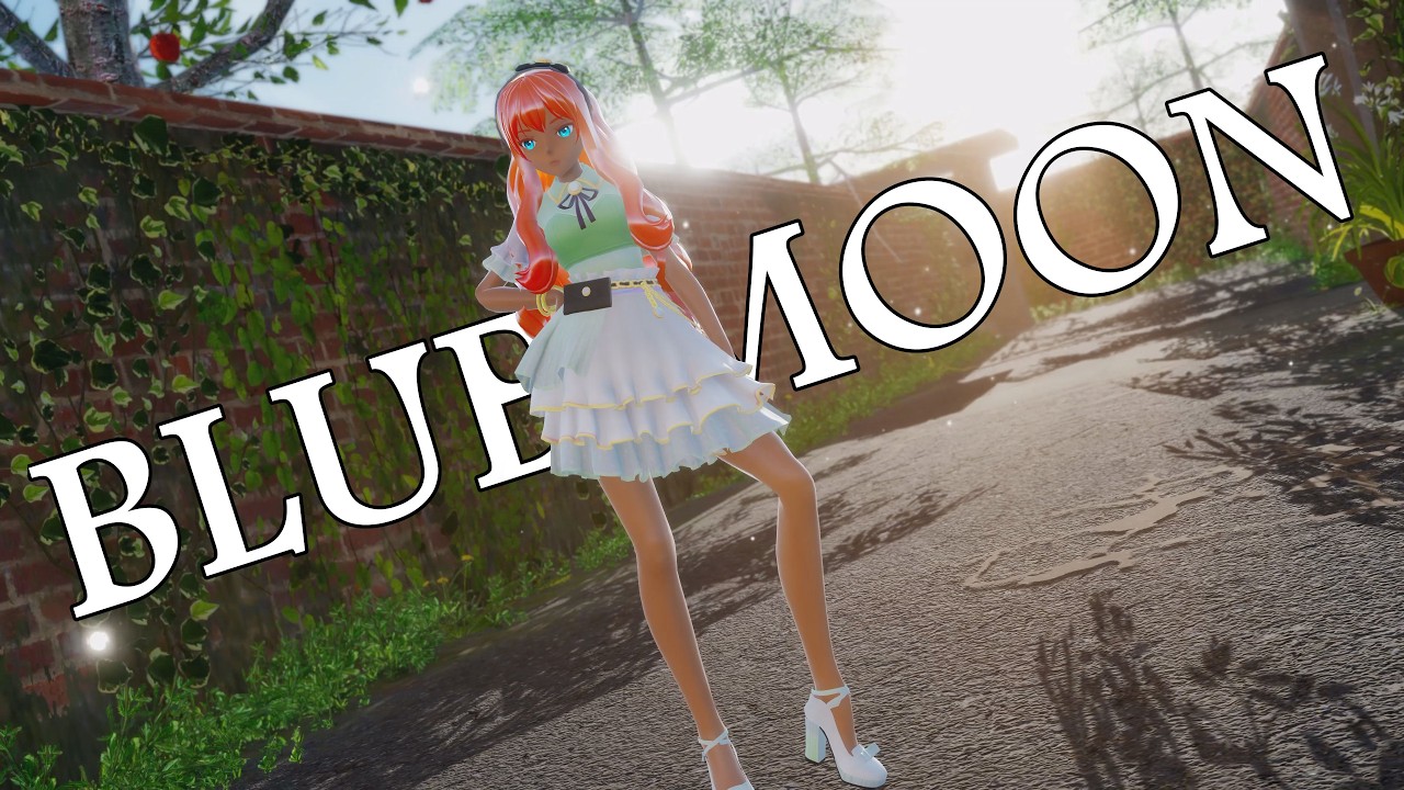 효린(HYOLYN)X창모(CHANGMO) - BLUE MOON || 【MMD◆OC  | 4K】