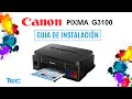 Canon G3100 Guía de Instalación