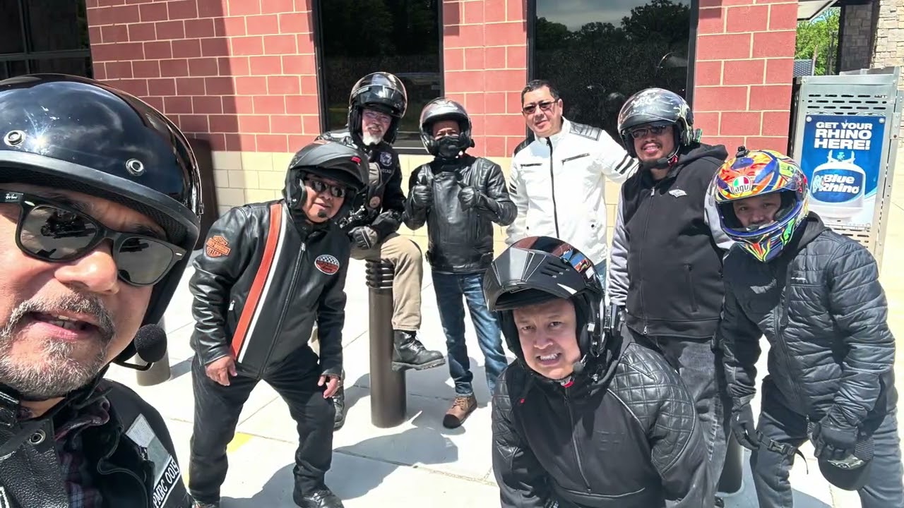 Rolling Thunder 2025 Pinoy Harley riders partipated , the ride started at North Chicago,