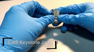 Cat8 Keystone Jack Installation Tutorial | Infinity Cable Products