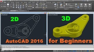 AutoCAD 2016 2D & 3D Tutorial for Beginners screenshot 3
