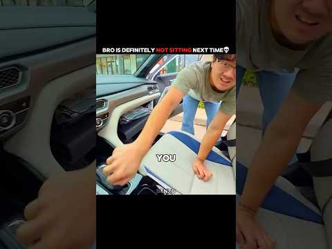 Bro is Definitely NOT SITTING Next Time💀 #automobile #car #shorts