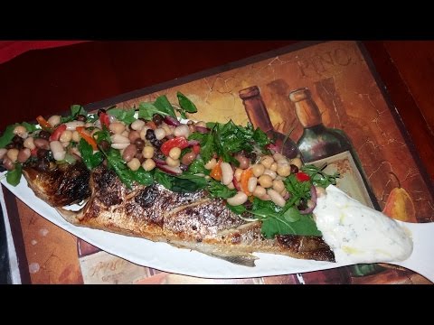 How to grilled Fish / Bean Salad