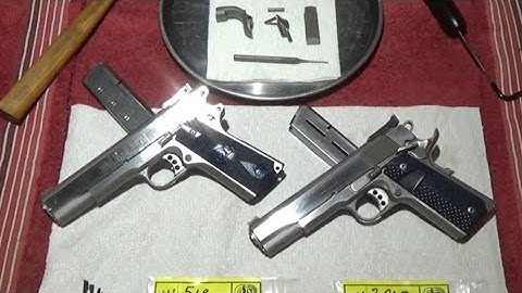 Tuning the Trigger of a 1911 Colt Gold Cup for $10 bucks!