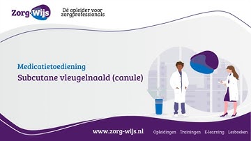 Medication administration | Subcutaneous winged needle (cannula) | zorg-wijs.nl