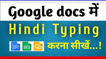 Google docs me hindi typing kaise karen || Type hindi in Google Docs in Mobile & Laptop टिप्स