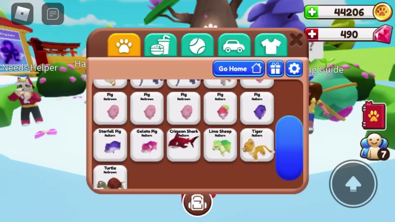 Evolving And Hatching In RoPets!