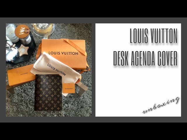 LOUIS VUITTON Desk Agenda Cover • Chill Unboxing 丨 Roma D.C.