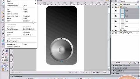 Fireworks 8 Tutorial Learn to draw a Speaker! Quick & Easy!