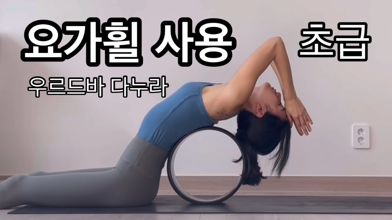 10분] 휠 사용해서 우르드바 다누라까지 / 말린 어깨,굽은 등 펴기/ 하타초급/ 후굴연습
