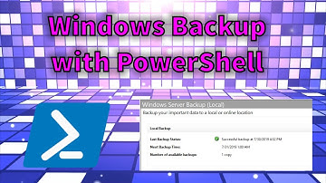 PowerShell Scripted Backup