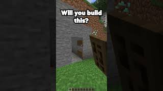 Secret Wall! | 🤫 (Waiting for love)  #minecraft #shorts #ogbuildz