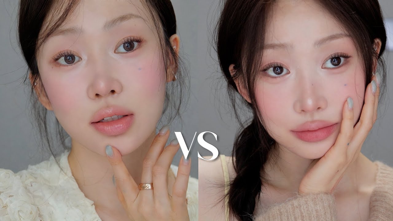 봄 맞이 생복숭아 vs 구운 복숭아 메이크업 🍑.•♥ 저 성형하고 왔어요 ..... 최근 한 시술, 수술 토크 𓇼