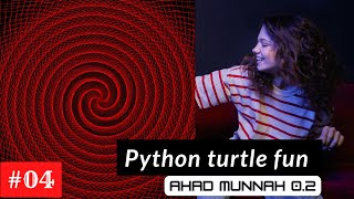 Python turtle fun project ||| Python Turtle Programming Beginner Funny code
