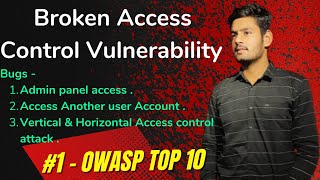{Hindi}Broken 💔Access Control Vulnerability | #1 - OWASP Top 10 | @OWASPGLOBAL