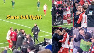 Leroy Sane Vs Union Berlin Manage Full Fight And Red Card