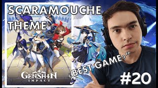 Gamer and Pianist Reacts to SCARAMOUCHE Battle Theme from Genshin Impact OST