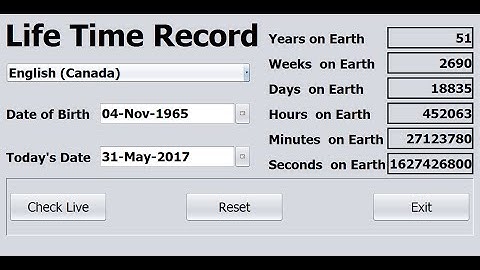 How to Calculate Number of Days Lived on Earth in Java NetBeans  - Tutorial 1 of 2
