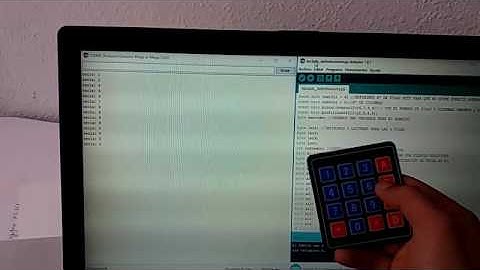 Teclado arduino sin librerias con contador