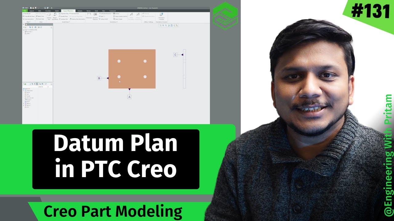 Creo Parametric Tutorial: How to Use Datum Targets & GD&T (2025 CAD Guide) | 
