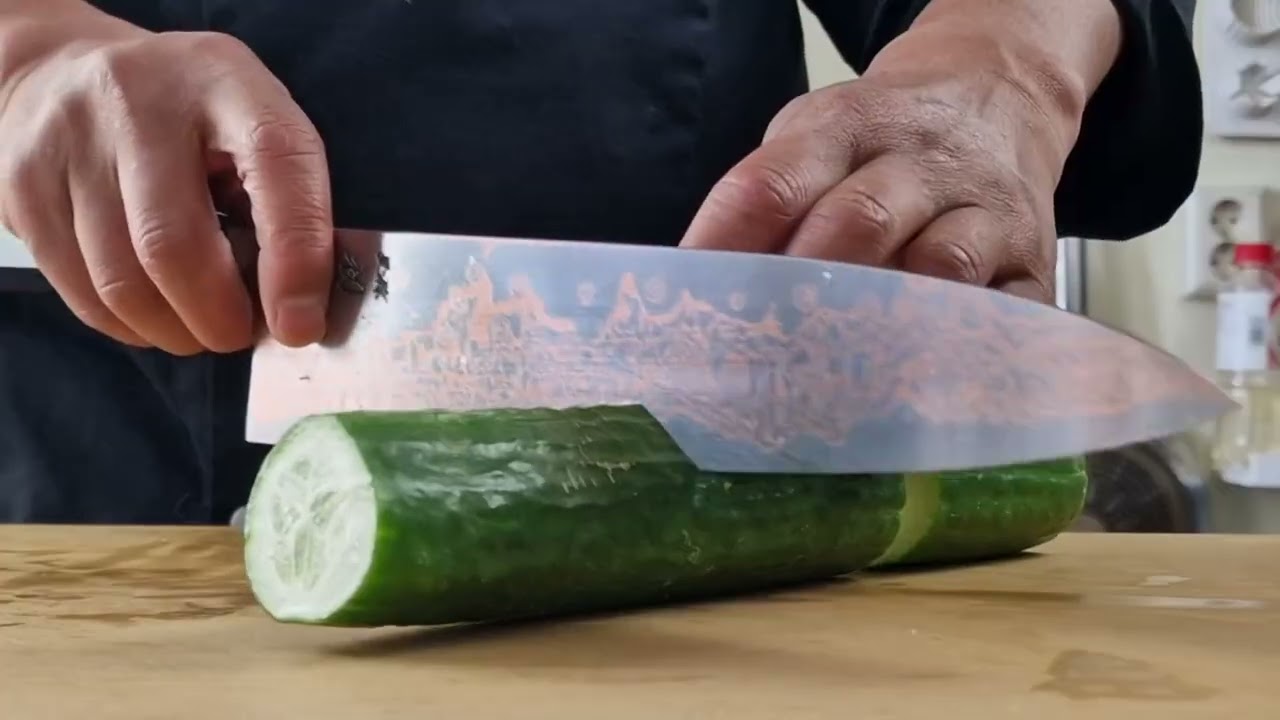 Cutting Board Diaries #1 - Hatsukokoro Yorokobi 270mm Gyuto - YouTube