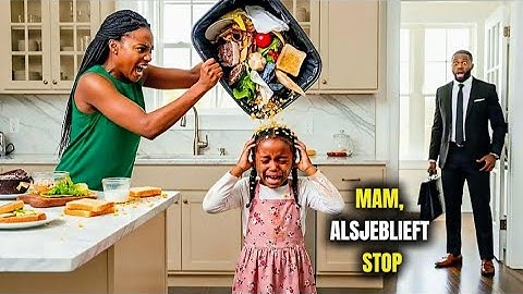 Klein meisje huilde: “Mama, stop!” tot de vader thuiskwam…