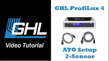 ATO (2-sensor) setup via GHL Control Center