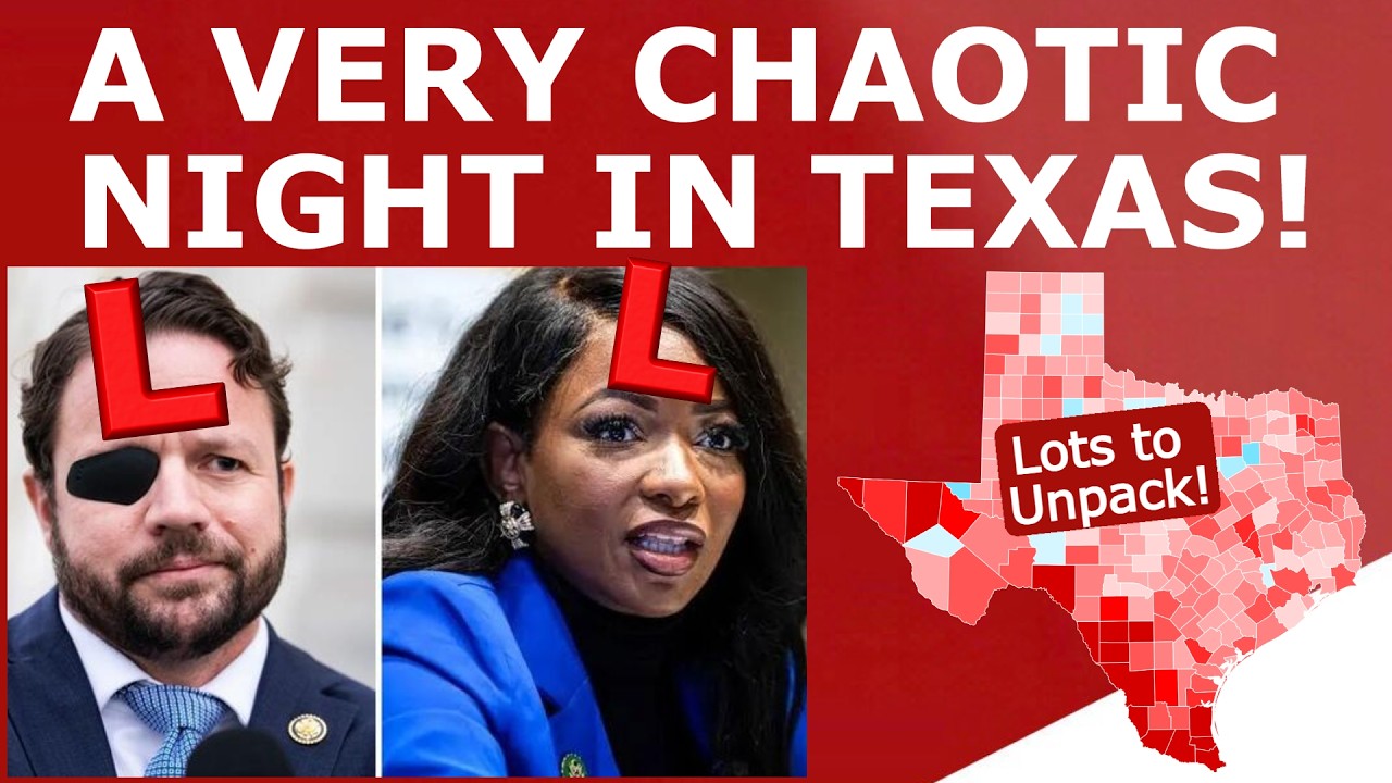 Crenshaw, Crockett LOSE in EPIC Texas Primary Night!