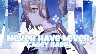 Download Lagu Nightcore - Never have I ever by Casey Baer (lyrics) MP3
