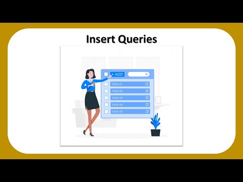 Inserting data using the Insert Query Statement into the table of the database