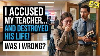 I Ruined My Teacher’s Life Because The Cop Revealed My Father’s Secret.