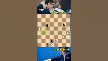 Knight pawn Endgame Magnus vs Alireza| one of the best Endgame #chess #magnuscarlsen #chessgame