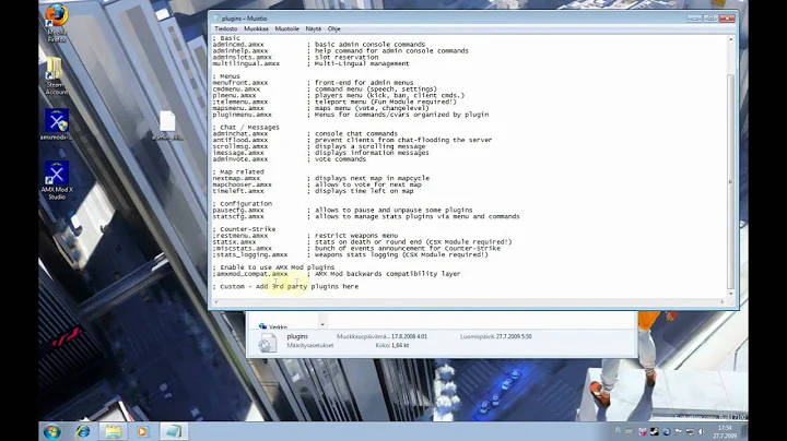 How to host with HLDS + AMX Mod X With Admin Plugin