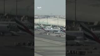 مطارات دبي: نواجه تحديات تشغيلية بسبب الظروف الجوية