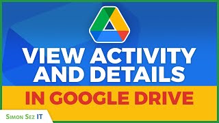 How to View Activity and Details in Google Drive