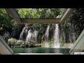 Relax/Focus By the Waterfall to the Sound of the Waterfall [4K] - Fake Window for Projector/TV