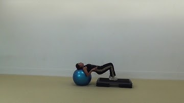 Marietta Mehanni presents Muscle conditioning exercise step swiss ball bridging glutes