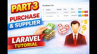 Laravel Inventory System Part 3 | Product CRUD + Purchase + Sales (Step-by-Step)