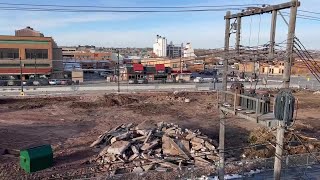 Construction progress of the Block 5 building in downtown Rapid City.