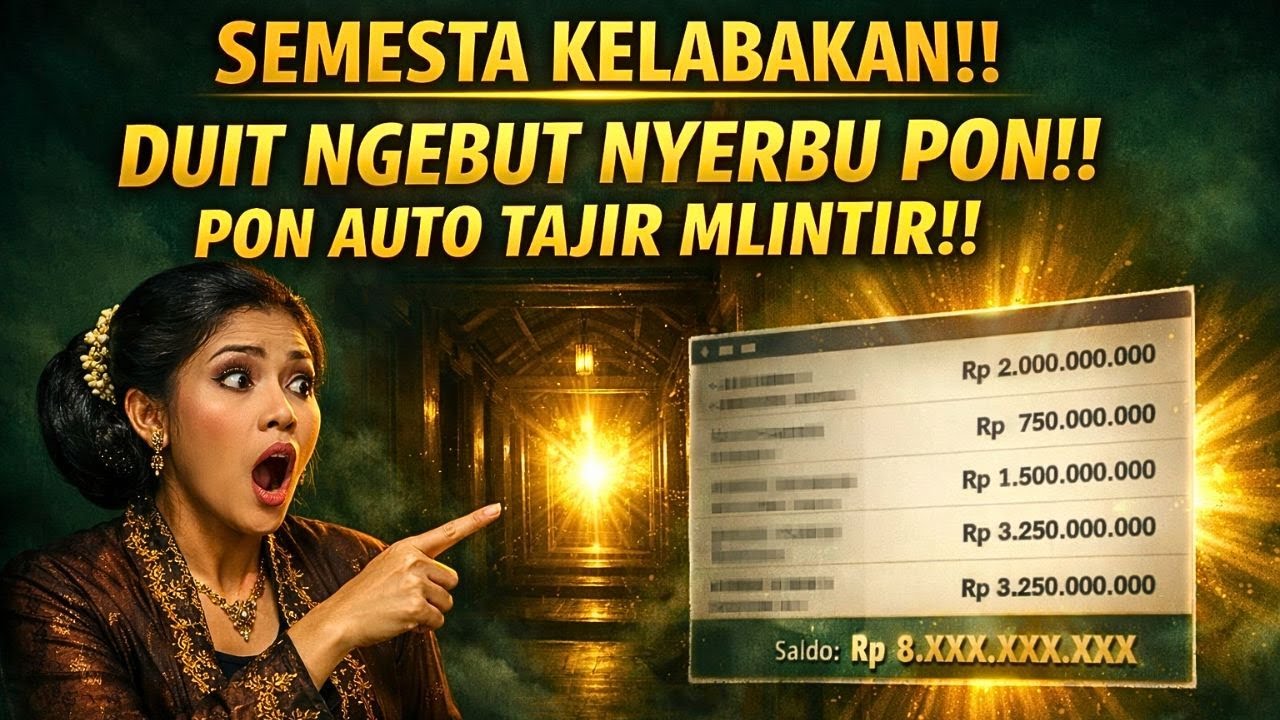 TERKUNCI‼️PON DIKEJAR REZEKI, BUKAN MENGEJAR‼️