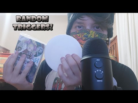 ASMR Just Random Triggers! (Tapping, Hand Sounds, Mouth Sounds & More)