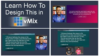 How to display bible scriptures into Vmix the better way