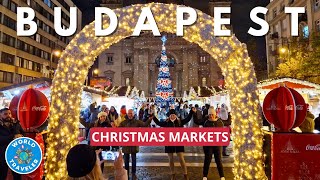 Budapest Christmas Markets: 4K Walking Tour 2023