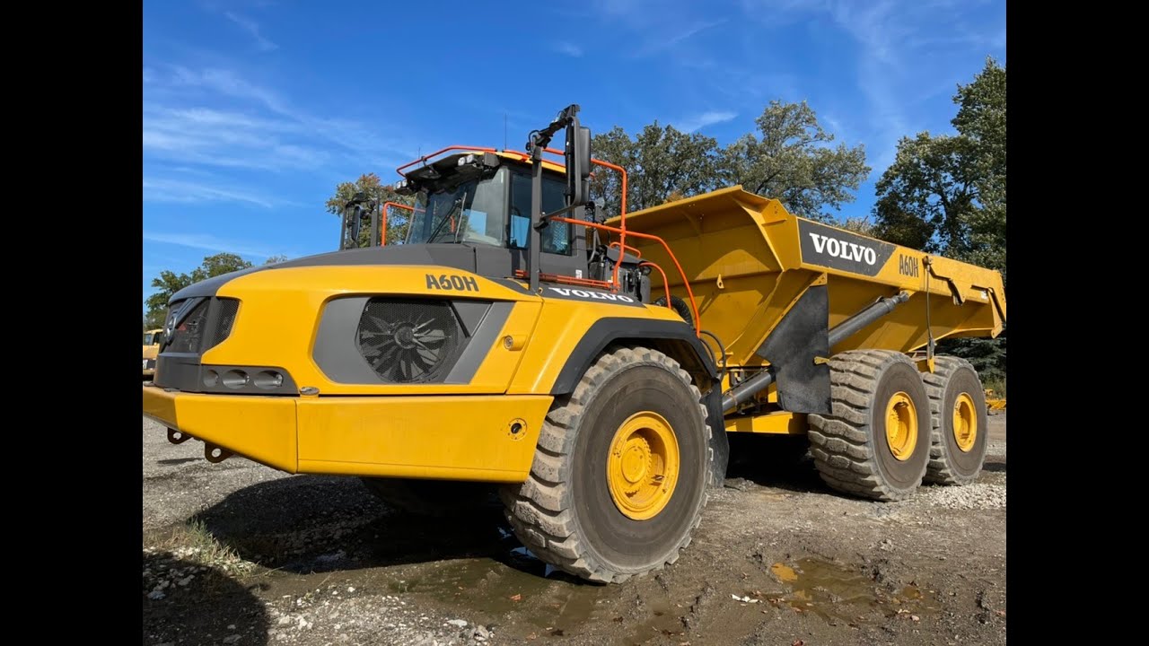 Volvo A60h Articulated Hauler Mining Dump Truck with 55ton