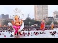 Mumbai ganpati visarjan girgaon chowpatty  exciting visarjan scenes you never seen before