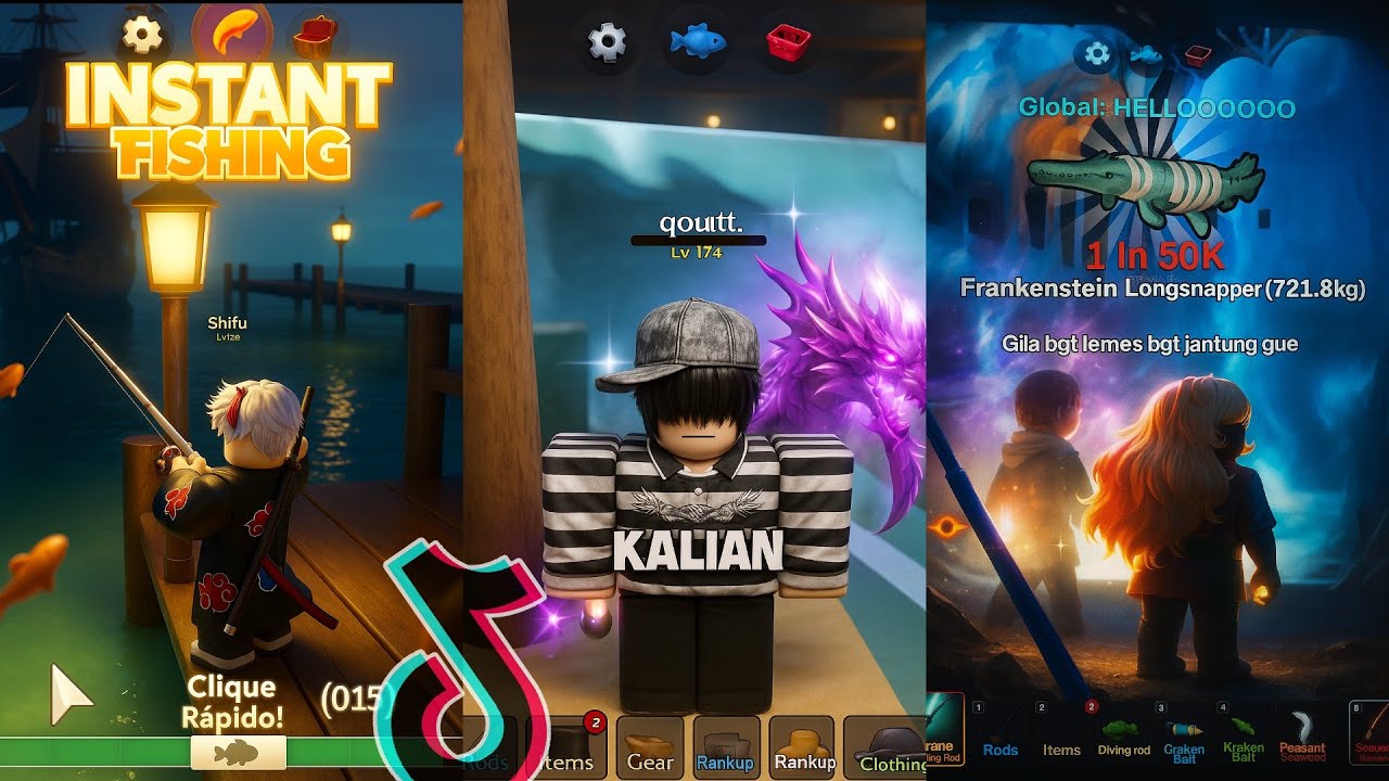 Crazy Fishing Compilation 2025 🎣 | Fish It Funny Moments #1