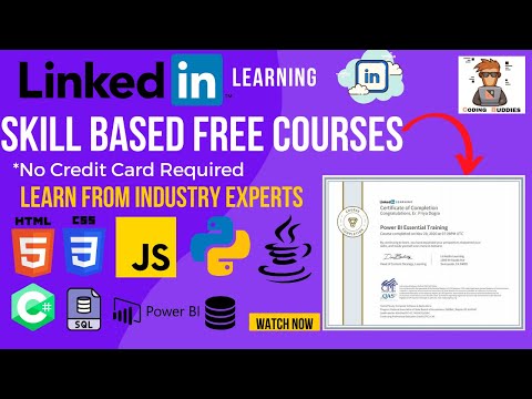 Linkedin Learning Free Courses With Certificate | Degree Courses | Short Online Course | Free Course