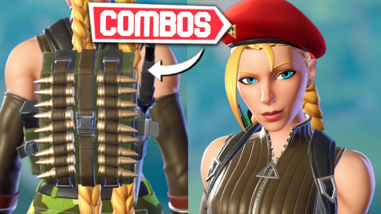 Cammy Skin Gameplay + Review in Fortnite (Street Fighter Crossover