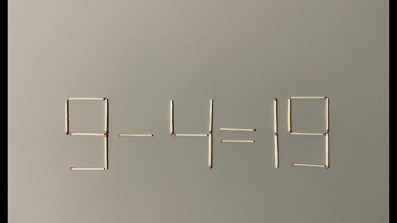 Головоломка з сірниками. Перевірка на логіку #головоломки #логіка # ...